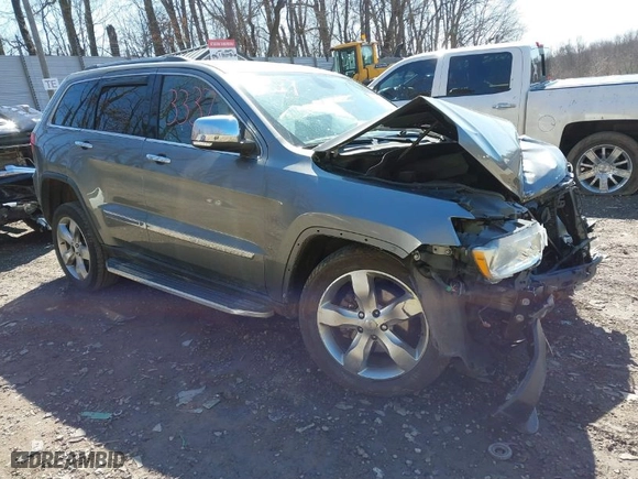 2012 Jeep Grand Cherokee Limited with VIN 1C4RJFBG9CC272826, listed as a IAAI auction lot 41833337 with 108,295 mi miles. Bid and sale history available at carsss.com. Image 1.