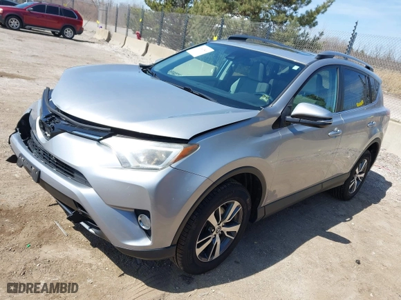 2017 Toyota RAV4 XLE with VIN 2T3RFREV1HW561295, listed as a IAAI auction lot 42049546 with 97,576 mi miles. Bid and sale history available at carsss.com. Image 2.