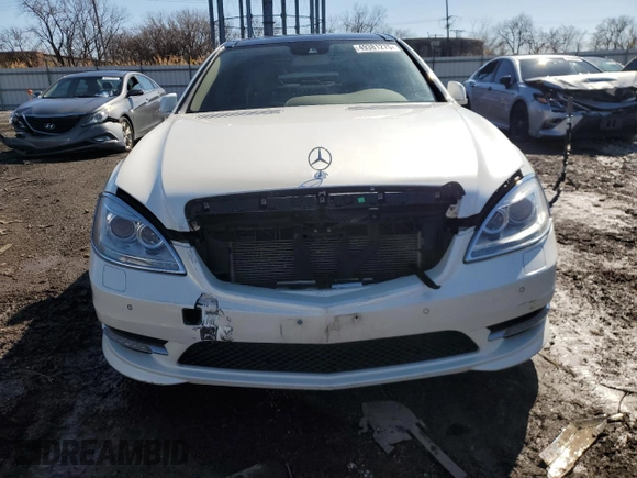 2011 Mercedes-Benz S S 550 with VIN WDDNG8GB0BA375333, listed as a Copart auction lot 49381275 with 105,552 mi miles and Salvage Title. Bid and sale history available at carsss.com. Image 5.