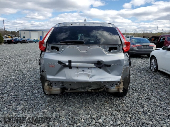 2017 Honda CR-V EX with VIN 5J6RW2H56HL062914, listed as a Copart auction lot 53535225 with 54,612 mi miles and Salvage Title. Bid and sale history available at carsss.com. Image 6.