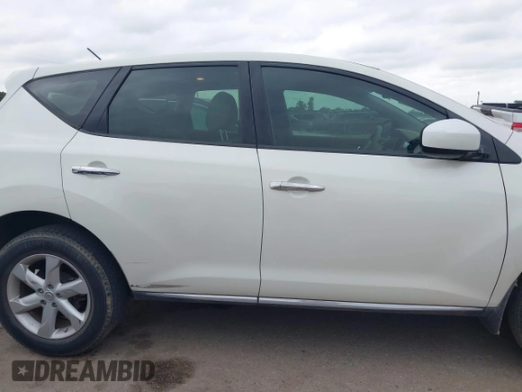 2009 Nissan Murano S with VIN JN8AZ18UX9W105618, listed as a IAAI auction lot 42028450 with 80,177 mi miles. Bid and sale history available at carsss.com. Image 13.