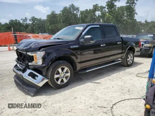2020 Ford F-150 XL with VIN 1FTEW1CP3LFA34678, listed as a Copart auction lot 59847025 with 51,955 mi miles and Non repairable. Bid and sale history available at DreamBid. Image 1.