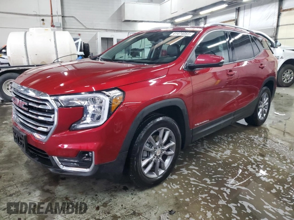 2023 GMC Terrain SLT z VIN 3GKALVEG6PL202695, wystawiony jako Copart lot #41474055 z przebiegiem 17 101 mil mil oraz Szkoda całkowita • Salvage title. Historia ofert i sprzedaży dostępna na DreamBid. Obrazek 1.