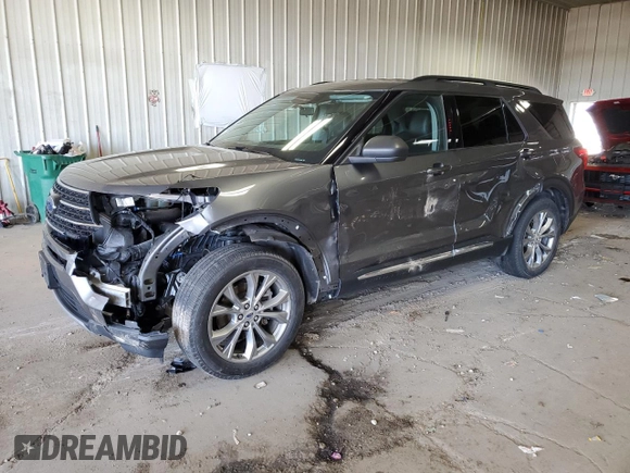 2022 Ford Explorer XLT with VIN 1FMSK8DH6NGC05835, listed as a Copart auction lot 56245535 with 54,839 mi miles and Salvage title. Bid and sale history available at DreamBid. Image 1.