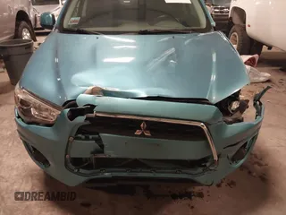 2014 Mitsubishi Outlander Sport ES with VIN 4A4AR3AU1EE021925, listed as a IAAI auction lot 41263028 with 87,867 mi miles. Bid and sale history available at carsss.com. Image 6.