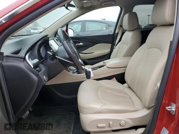 2017 Buick Envision Essence with VIN LRBFXBSA4HD223622, listed as a Copart auction lot 50816625 with 75,412 mi miles and Salvage Title. Bid and sale history available at carsss.com. Image 7.