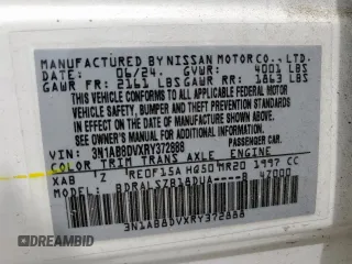 2024 Nissan Sentra SR with VIN 3N1AB8DVXRY372888, listed as a Copart auction lot 59983715 with 17,767 mi miles and Salvage title. Bid and sale history available at DreamBid. Image 13.
