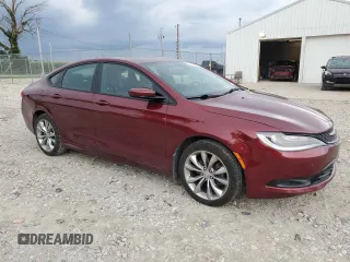 2016 Chrysler 200 S with VIN 1C3CCCBBXGN112181, listed as a Copart auction lot 65390224 with 102,372 mi miles and Non Repairable. Bid and sale history available at carsss.com. Image 4.