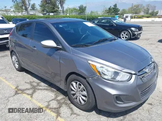 2016 Hyundai Accent SE with VIN KMHCT5AE4GU251193, listed as a IAAI auction lot 42087776 with 188,309 mi miles. Bid and sale history available at carsss.com. Image 1.