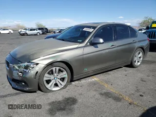 2016 BMW 3 Series 328i with VIN WBA8E9G53GNT84649, listed as a Copart auction lot 55483635 with 54,660 mi miles and Salvage title. Bid and sale history available at DreamBid. Image 1.