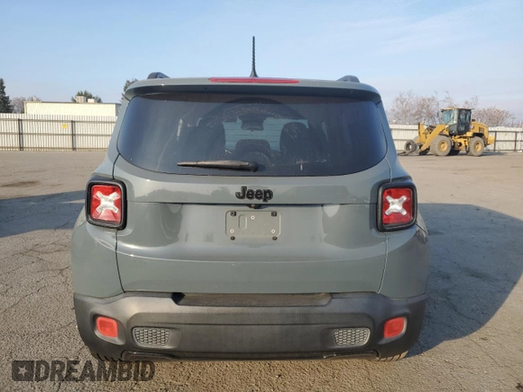 2017 Jeep Renegade Altitude with VIN ZACCJABH5HPE89956, listed as a Copart auction lot 85488764 with 111,872 mi miles and Salvage title. Bid and sale history available at DreamBid. Image 6.