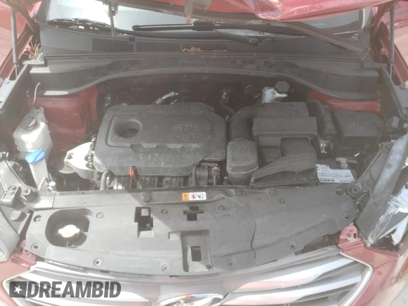 2018 Hyundai Santa Fe 2.4L with VIN 5XYZU3LB4JG508929, listed as a Copart auction lot 63962125 with 51,334 mi miles and Salvage title. Bid and sale history available at DreamBid. Image 12.
