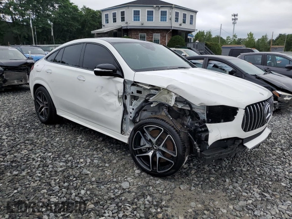 2021 Mercedes-Benz GLE 53 AMG with VIN 4JGFD6BBXMA489471, listed as a Copart auction lot 64043615 with Not provided miles and Clean title. Bid and sale history available at DreamBid. Image 4.