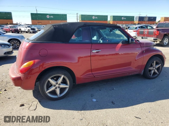 2005 Chrysler PT Cruiser GT with VIN 3C3AY75S55T621104, listed as a Copart auction lot 74982844 with 131,474 mi miles and Salvage Title. Bid and sale history available at carsss.com. Image 3.