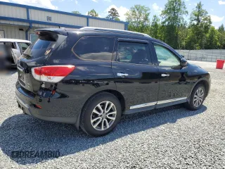 2013 Nissan Pathfinder SL with VIN 5N1AR2MM5DC684028, listed as a Copart auction lot 55998085 with 242,724 mi miles and Salvage title. Bid and sale history available at DreamBid. Image 3.