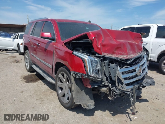 2015 Cadillac Escalade Luxury z VIN 1GYS3BKJ3FR275149, wystawiony jako IAAI lot #42052367 z przebiegiem 111 133 mil mil oraz . Historia ofert i sprzedaży dostępna na DreamBid. Obrazek 1.