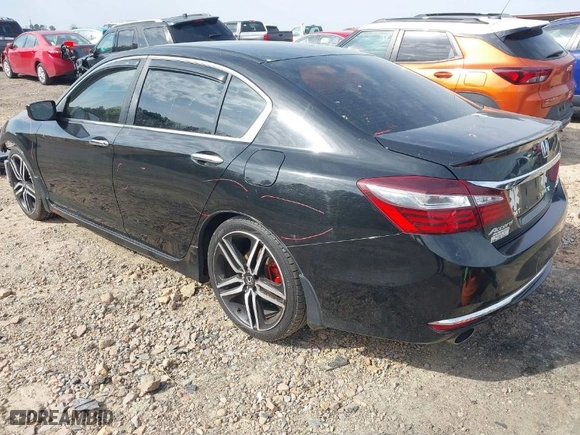 2016 Honda Accord Sedan Sport with VIN 1HGCR2F54GA209555, listed as a IAAI auction lot 41863092 with 219,154 mi miles. Bid and sale history available at carsss.com. Image 3.