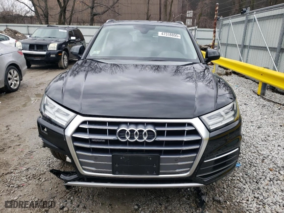 2020 Audi Q5 Premium Plus with VIN WA1BNAFY7L2015224, listed as a Copart auction lot 47318895 with 28,873 mi miles and Salvage Title. Bid and sale history available at carsss.com. Image 5.