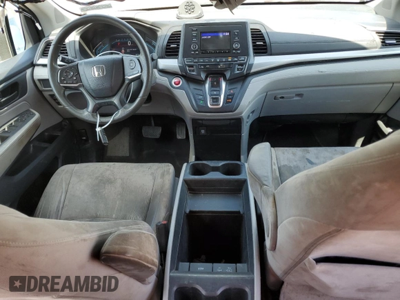 2019 Honda Odyssey LX with VIN 5FNRL6H28KB027071, listed as a Copart auction lot 54882995 with 87,988 mi miles and Salvage Title. Bid and sale history available at DreamBid. Image 8.