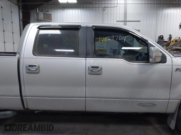2010 Ford F-150 XL with VIN 1FTFW1EV1AFB24487, listed as a IAAI auction lot 41829704 with 516,121 mi miles. Bid and sale history available at carsss.com. Image 13.