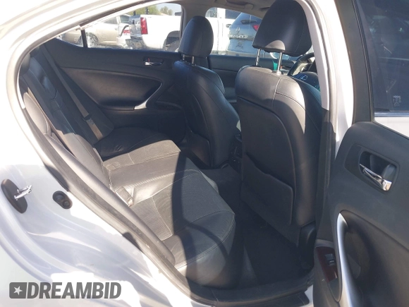 2007 Lexus IS 250 with VIN JTHBK262472046760, listed as a IAAI auction lot 42287520 with 219,758 mi miles and . Bid and sale history available at DreamBid. Image 8.
