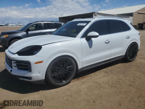 2024 Porsche Cayenne with VIN WP1AA2AY6RDA00199, listed as a Copart auction lot 55327675 with 4,413 mi miles and Clean title. Bid and sale history available at DreamBid. Image 1.