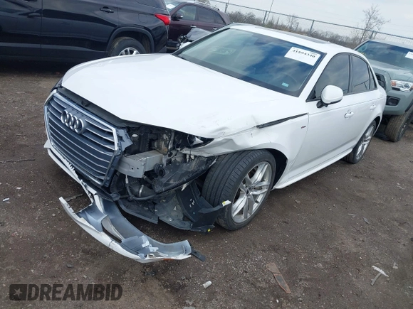2017 Audi A4 Season of Audi Premium with VIN WAUDNAF43HN045092, listed as a IAAI auction lot 41894340 with 112,724 mi miles. Bid and sale history available at carsss.com. Image 17.