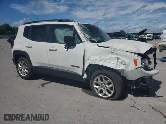 2018 Jeep Renegade Latitude z VIN ZACCJABB8JPJ55807, wystawiony jako Copart lot #56540655 z przebiegiem 101 870 mil mil oraz Szkoda całkowita • Salvage title. Historia ofert i sprzedaży dostępna na DreamBid. Obrazek 4.