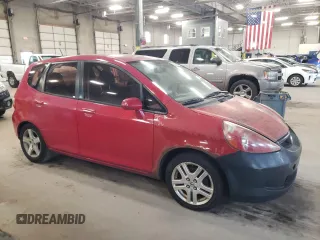 2008 Honda Fit with VIN JHMGD38468S067549, listed as a Copart auction lot 52233615 with 229,311 mi miles and Salvage Title. Bid and sale history available at carsss.com. Image 4.