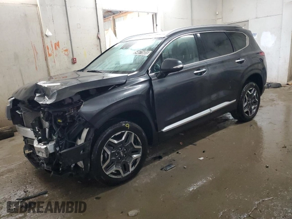 2023 Hyundai Santa Fe Hybrid SEL Premium with VIN 5NMS3DA14PH011334, listed as a Copart auction lot 54671685 with 45,756 mi miles and Salvage Title. Bid and sale history available at carsss.com. Image 1.