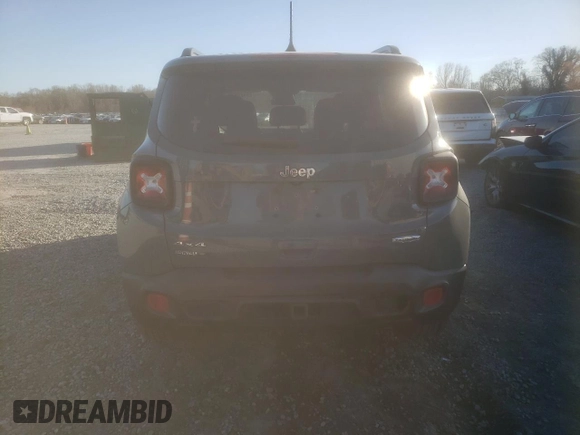 2018 Jeep Renegade Latitude with VIN ZACCJBBB1JPH56663, listed as a Copart auction lot 49224205 with 77,335 mi miles and Salvage Title. Bid and sale history available at DreamBid. Image 6.