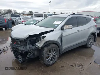 2017 Hyundai Santa Fe Sport 2.0T with VIN 5XYZU4LA4HG437089, listed as a IAAI auction lot 41457614 with 150,277 mi miles. Bid and sale history available at carsss.com. Image 2.