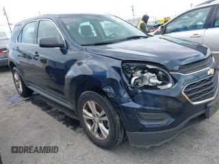 2016 Chevrolet Equinox LS with VIN 2GNALBEK2G1162672, listed as a IAAI auction lot 41889421 with 112,281 mi miles. Bid and sale history available at carsss.com. Image 1.