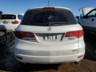 2007 Acura RDX with VIN 5J8TB18207A010584, listed as a Copart auction lot 46355435 with 111,676 mi miles and Salvage Title. Bid and sale history available at carsss.com. Image 6.
