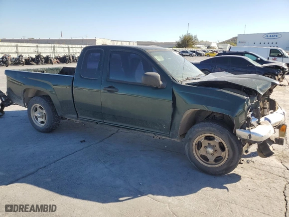 2005 Chevrolet Colorado Z85 with VIN 1GCCS198X58104865, listed as a Copart auction lot 77347404 with 129,604 mi miles and Salvage Title. Bid and sale history available at carsss.com. Image 4.
