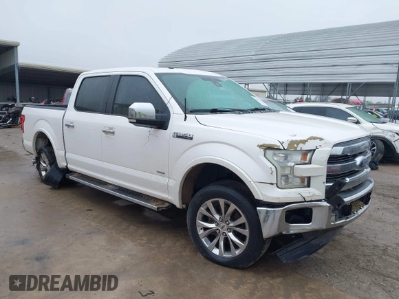 2015 Ford F-150 XL with VIN 1FTEW1CG0FKE36783, listed as a IAAI auction lot 41408208 with 141,254 mi miles and . Bid and sale history available at DreamBid. Image 1.
