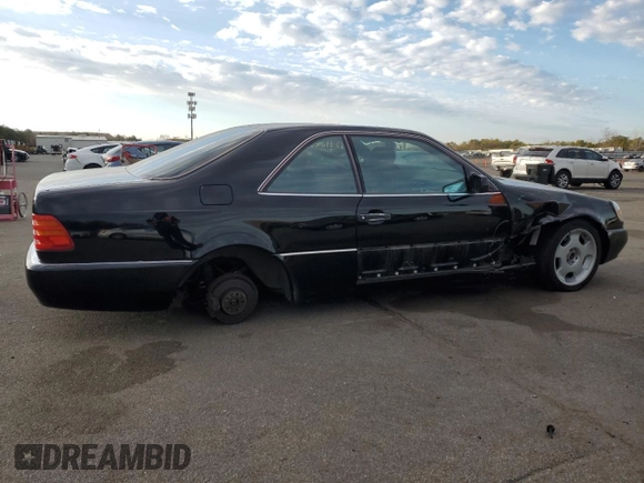 1994 Mercedes-Benz S with VIN WDBGA70E1RA179915, listed as a Copart auction lot 81132724 with 88,995 mi miles and Salvage Title. Bid and sale history available at DreamBid. Image 3.