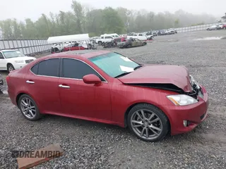 2008 Lexus IS with VIN JTHBK262085061532, listed as a IAAI auction lot 41931577 with 244,834 mi miles. Bid and sale history available at carsss.com. Image 13.