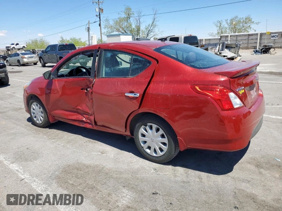 2015 Nissan Versa SV with VIN 3N1CN7AP5FL851292, listed as a Copart auction lot 59463915 with 35,365 mi miles and Salvage title. Bid and sale history available at DreamBid. Image 2.