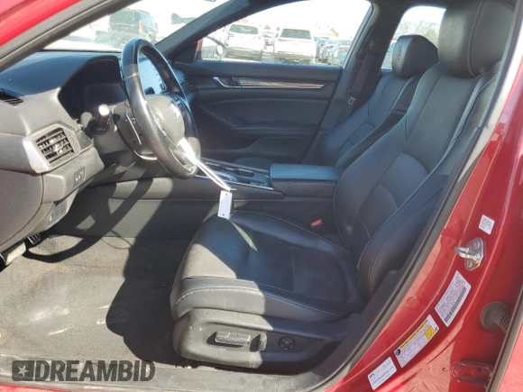 2018 Honda Accord Sedan Sport 1.5T with VIN 1HGCV1F39JA190240, listed as a Copart auction lot 46372735 with 148,929 mi miles and Salvage Title. Bid and sale history available at carsss.com. Image 7.