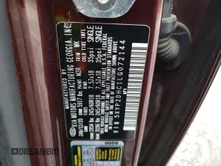 2020 Kia Telluride LX z VIN 5XYP2DHC1LG072144, wystawiony jako Copart lot #55574225 z przebiegiem 92 183 mil mil oraz Szkoda całkowita • Salvage title. Historia ofert i sprzedaży dostępna na DreamBid. Obrazek 13.