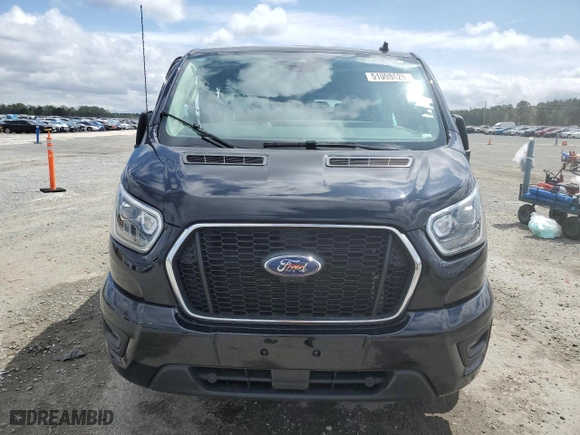 2023 Ford Transit Passenger Wagon XL with VIN 1FBAX2Y87PKB08205, listed as a Copart auction lot 51098625 with 41,667 mi miles and Salvage Title. Bid and sale history available at carsss.com. Image 5.
