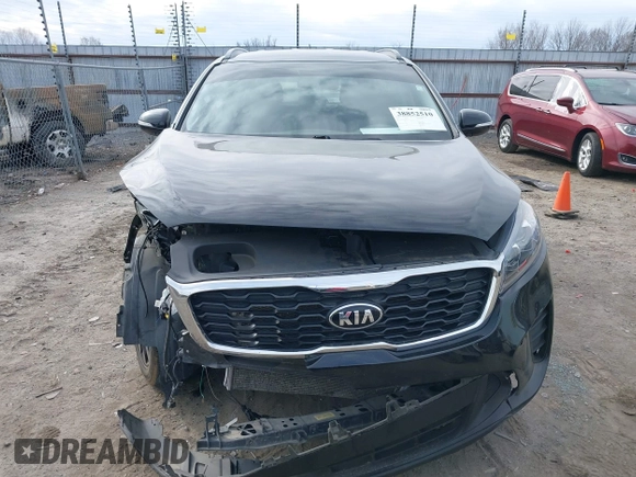 2019 Kia Sorento LX with VIN 5XYPG4A52KG607851, listed as a IAAI auction lot 38852510 with 72,723 mi miles and . Bid and sale history available at DreamBid. Image 13.