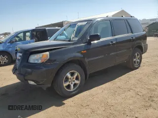 2007 Honda Pilot EX-L with VIN 5FNYF18537B008323, listed as a Copart auction lot 61276145 with 185,515 mi miles and Salvage title. Bid and sale history available at DreamBid. Image 1.