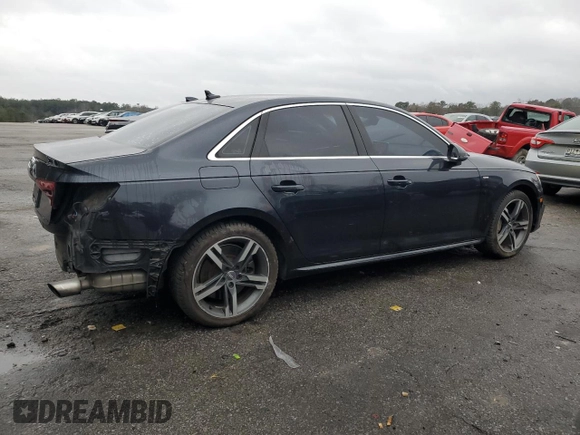 2017 Audi A4 Premium Plus with VIN WAULNAF4XHN021450, listed as a Copart auction lot 42375865 with 78,204 mi miles and Salvage Title. Bid and sale history available at carsss.com. Image 3.