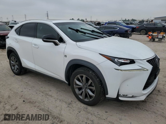 2017 Lexus NX 200t with VIN JTJYARBZ5H2056223, listed as a Copart auction lot 50909375 with 61,565 mi miles and Clean Title. Bid and sale history available at DreamBid. Image 4.