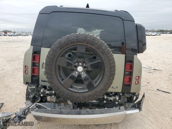 2020 Land Rover Defender First Edition with VIN SALE17EU3L2017366, listed as a Copart auction lot 87374994 with 0 mi miles and Salvage Title. Bid and sale history available at carsss.com. Image 6.