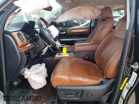 2015 Toyota Tundra 4WD Truck Platinum with VIN 5TFAW5F12FX481787, listed as a Copart auction lot 69725484 with 165,159 mi miles and Salvage Title. Bid and sale history available at carsss.com. Image 7.