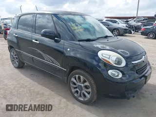 2014 FIAT 500L Pop with VIN ZFBCFAAH6EZ020765, listed as a IAAI auction lot 41280151 with 99,279 mi miles. Bid and sale history available at carsss.com. Image 1.