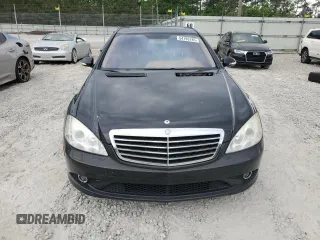 2007 Mercedes-Benz S 550 with VIN WDDNG71X47A121193, listed as a Copart auction lot 54193185 with 233,090 mi miles and Salvage Title. Bid and sale history available at DreamBid. Image 5.